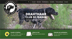 Desktop Screenshot of drahthaar-club-france.com