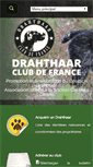 Mobile Screenshot of drahthaar-club-france.com