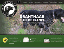 Tablet Screenshot of drahthaar-club-france.com